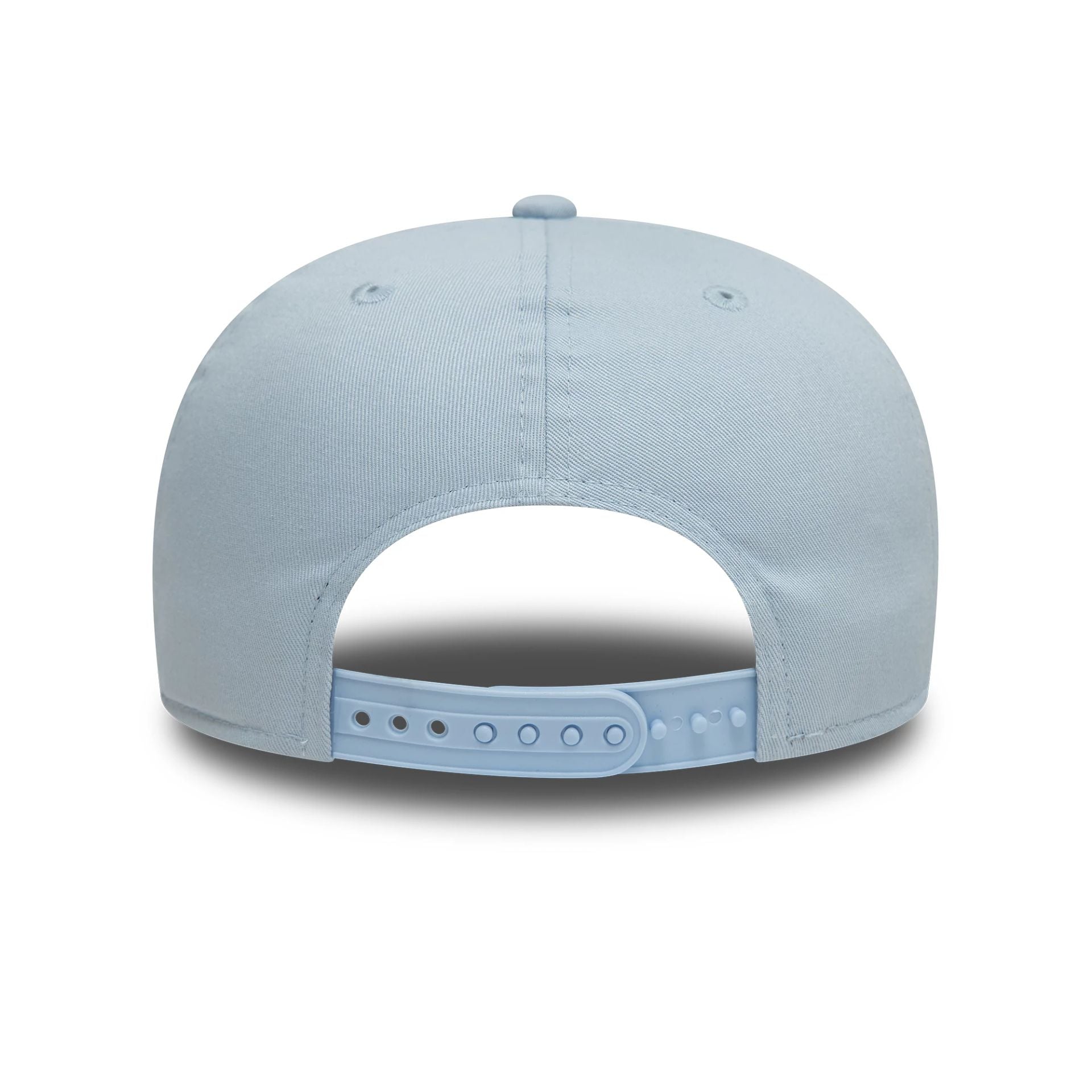 This is a New York Yankees Metallic Pastel Blue 9FIFTY Original Fit Snapback Adjustable Cap 4