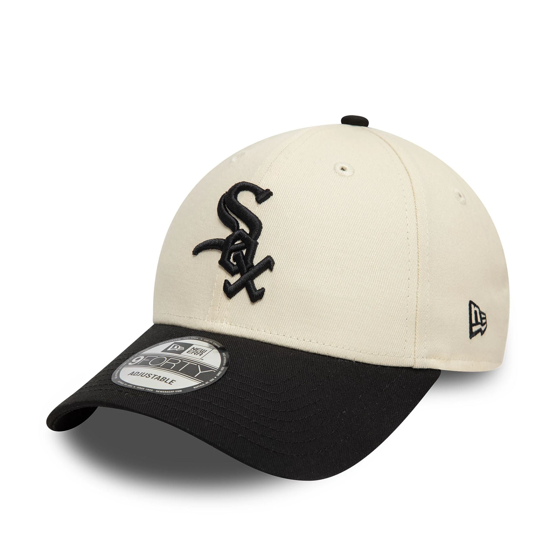 This is a Chicago White Sox Colour Block Cream 9FORTY Adjustable Cap 1