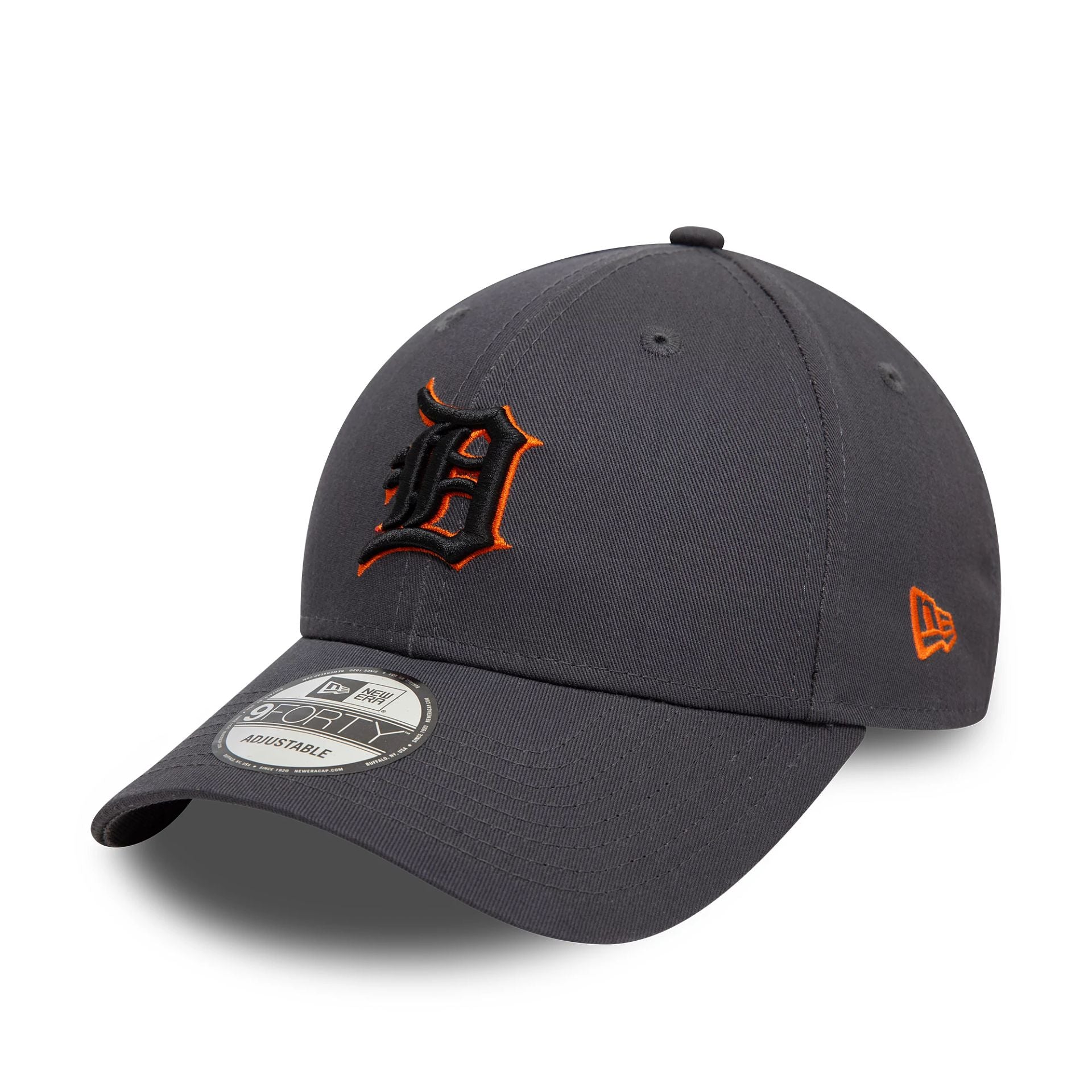 This is a Detroit Tigers Side Patch Dark Grey 9FORTY Adjustable Cap 3