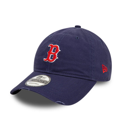 This is a Boston Red Sox Distressed Navy 9TWENTY Adjustable Cap 1