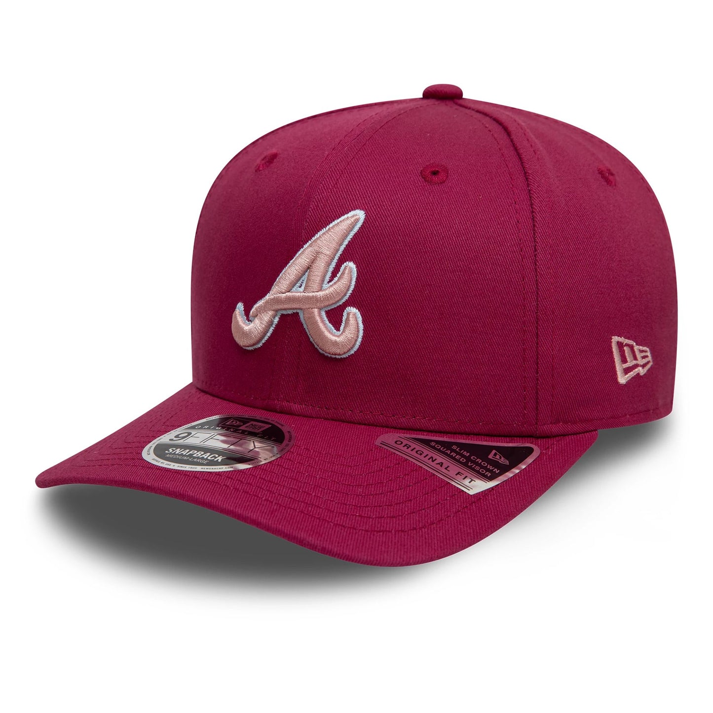 This is a Atlanta Braves World Series Dark Red 9FIFTY Original Fit Snapback Adjustable Cap 3