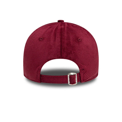 This is a Oakland Athletics Cord Dark Red 9FORTY Adjustable Cap 4