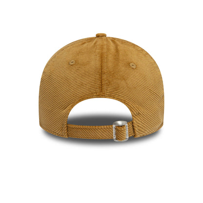 This is a LA Dodgers Cord Dark Beige 9FORTY Adjustable Cap 4