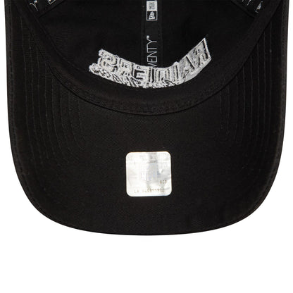 This is a Las Vegas Raiders NFL Script Black 9TWENTY Adjustable Cap 5