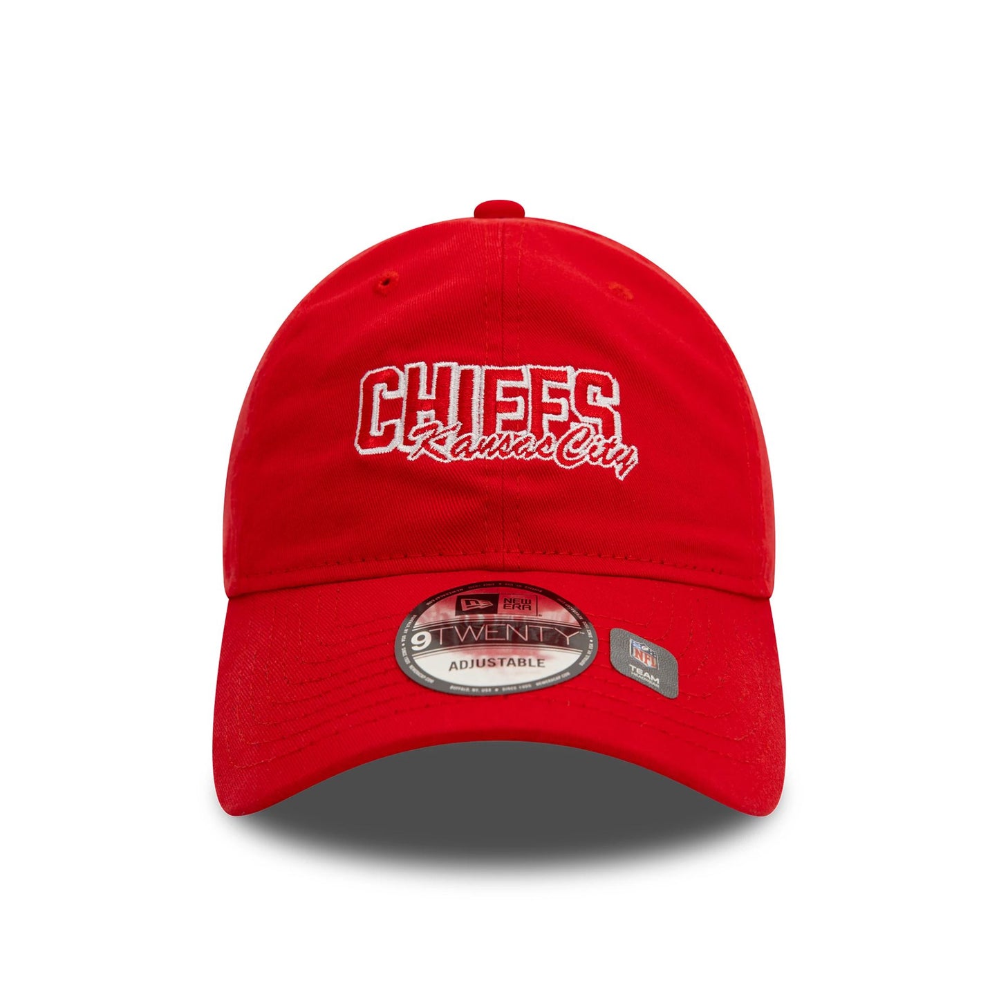 This is a Kansas City Chiefs NFL Script Red 9TWENTY Adjustable Cap 2