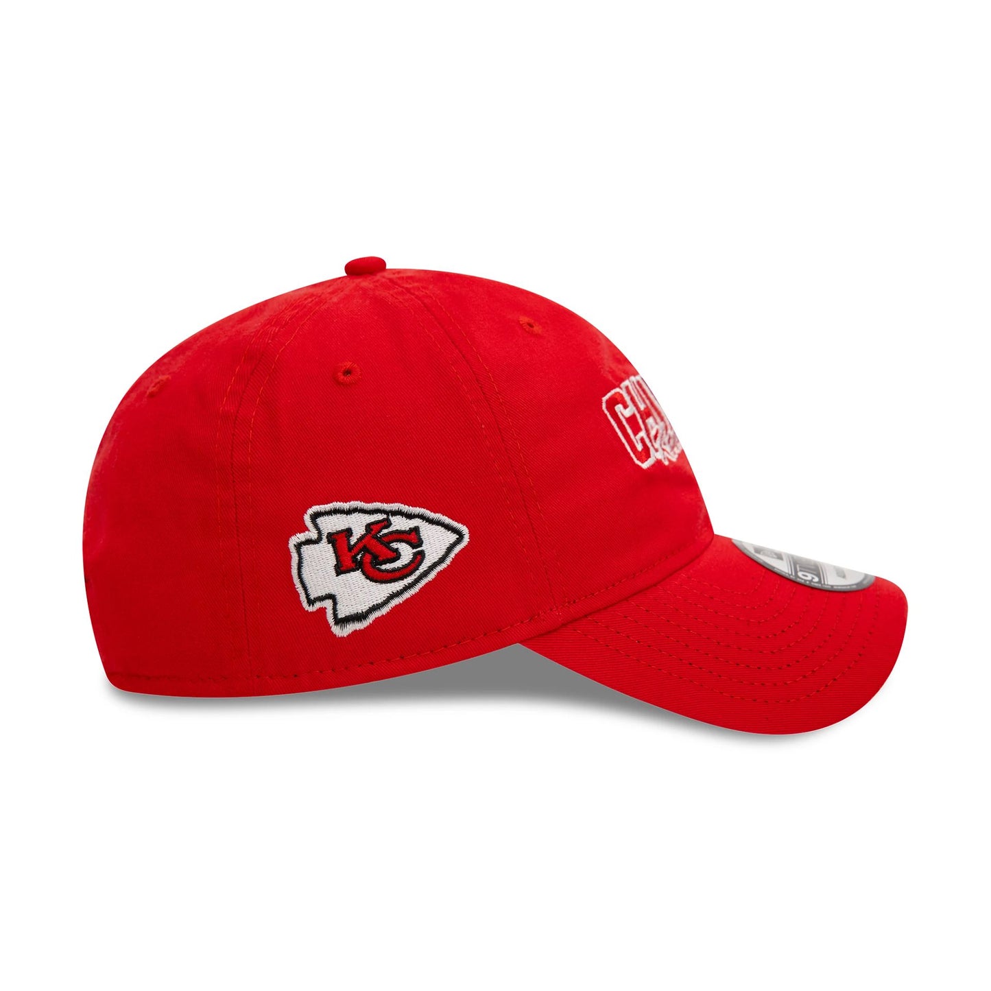 This is a Kansas City Chiefs NFL Script Red 9TWENTY Adjustable Cap 5