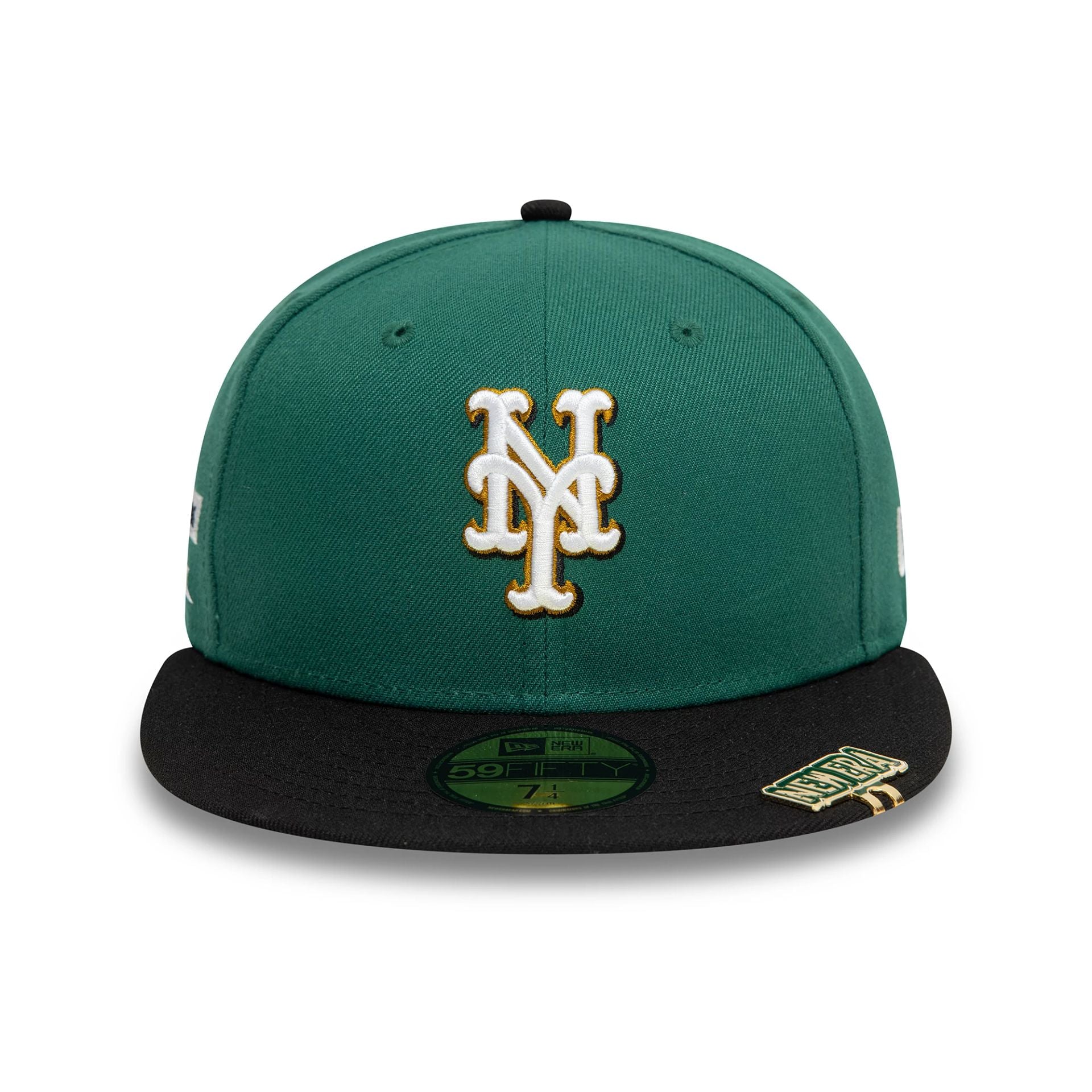 This is a New York Mets Visor Clip Green 59FIFTY Fitted Cap 3