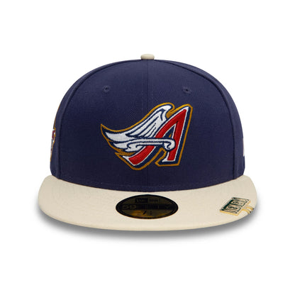 This is a LA Angels Visor Clip Navy 59FIFTY Fitted Cap 3