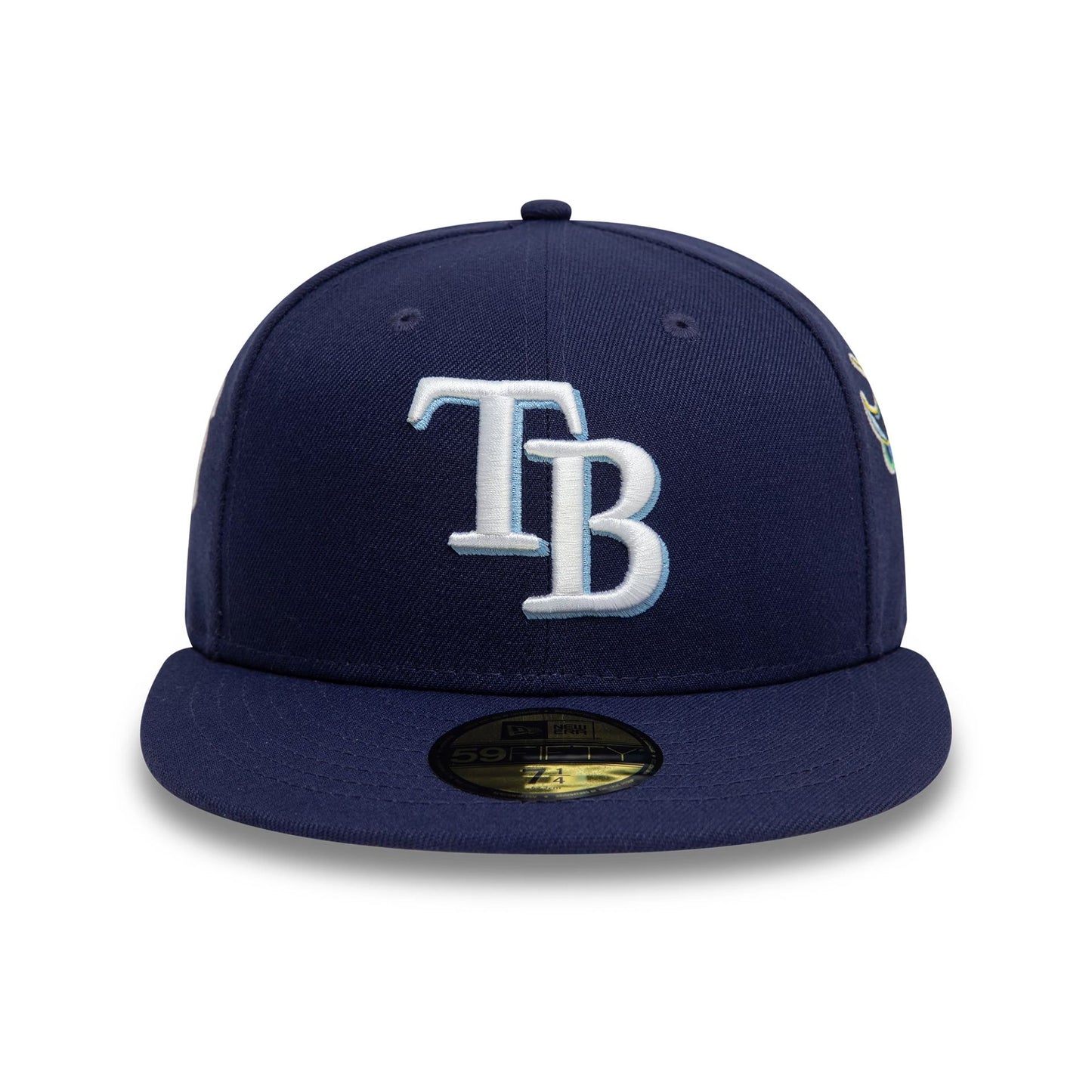 This is a Tampa Bay Rays Image MLB All Over Print Navy 59FIFTY Fitted Cap 3