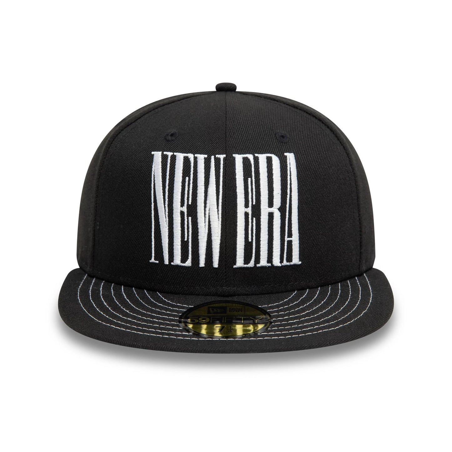 This is a New Era Wordmark Black 59FIFTY Fitted Cap 3