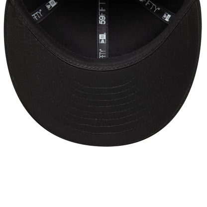 This is a New Era Metal Badge Black Low Profile 59FIFTY Fitted Cap 5