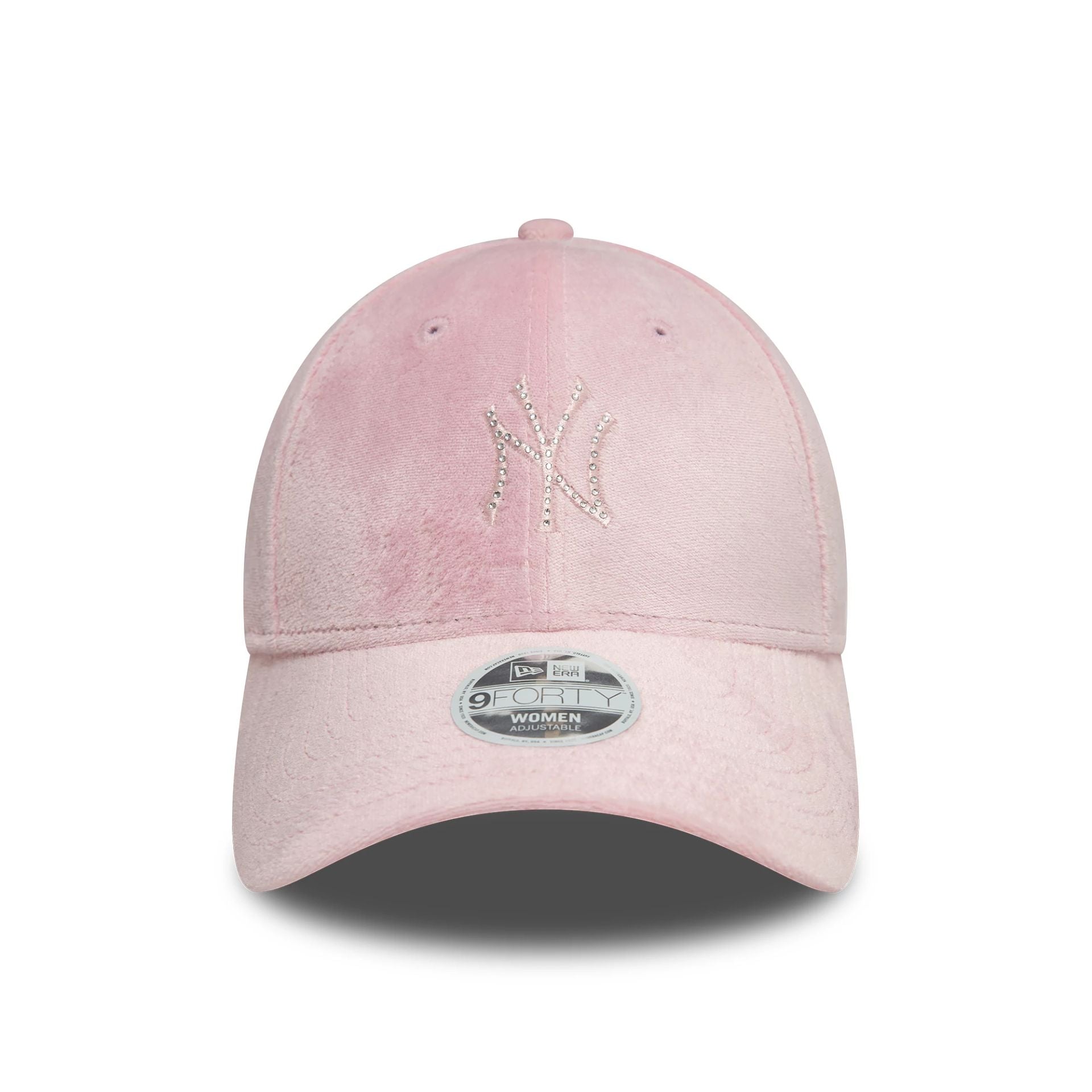 This is a New York Yankees Womens Diamante Pink 9FORTY Adjustable Cap 2