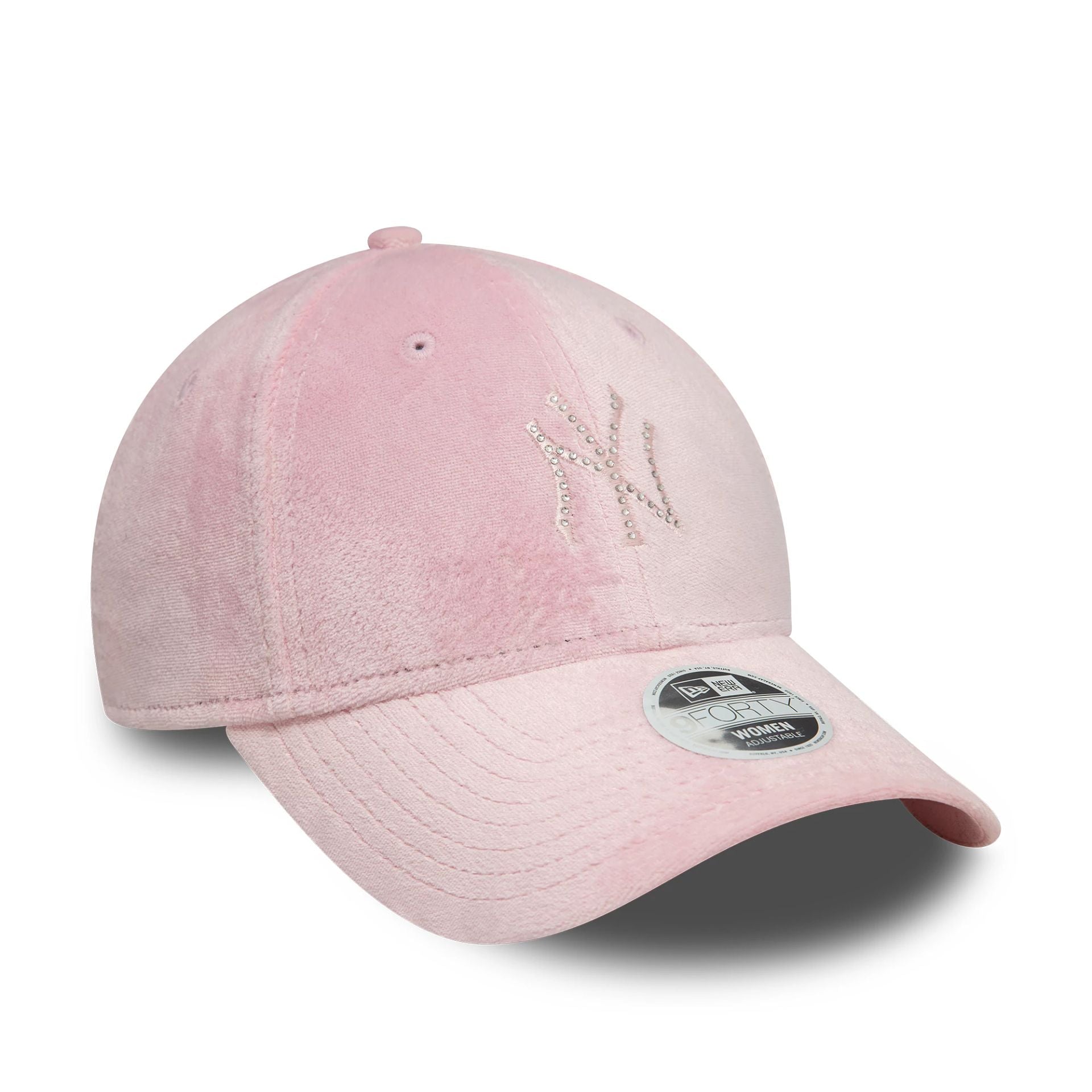 This is a New York Yankees Womens Diamante Pink 9FORTY Adjustable Cap 3