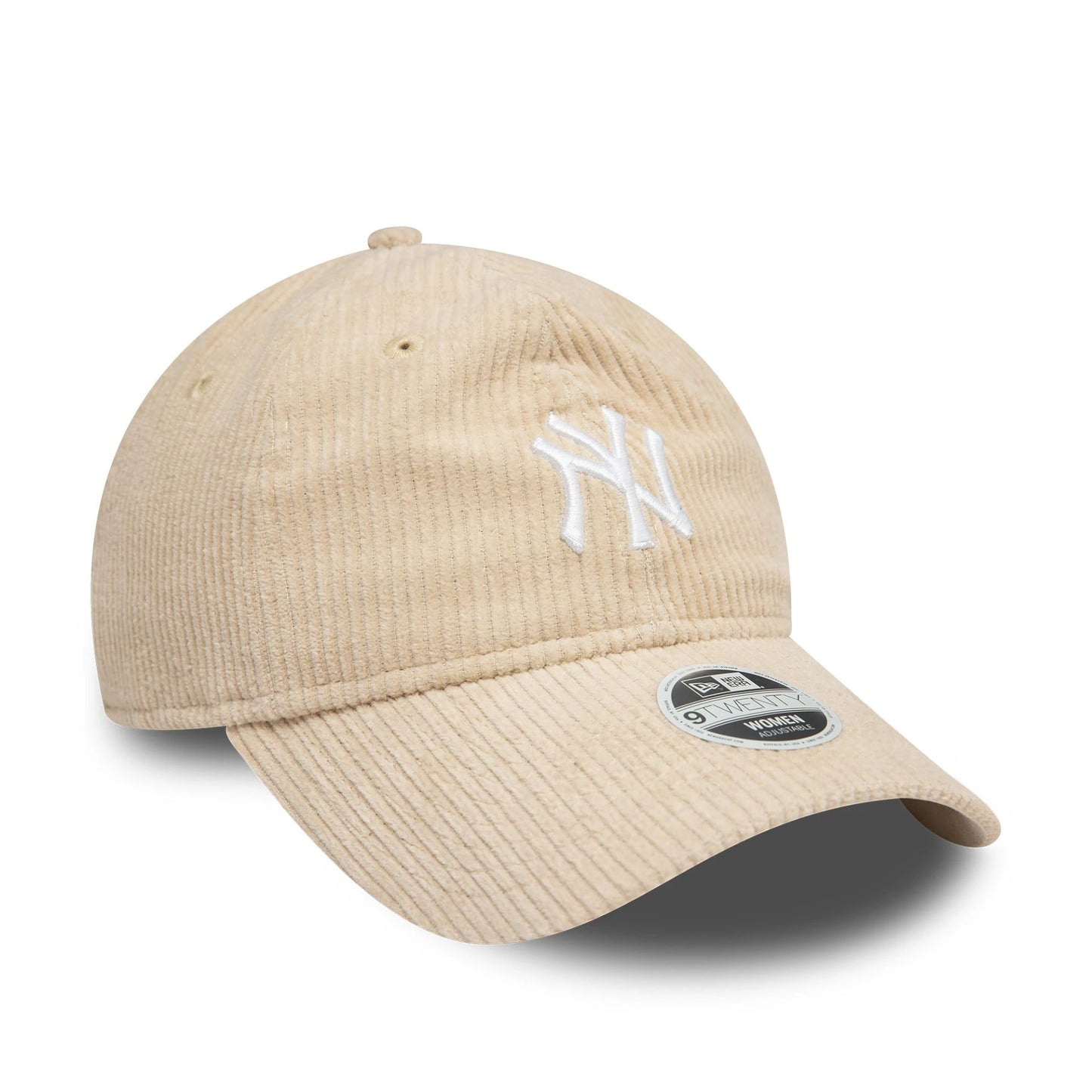 This is a New York Yankees Womens Cord Cream 9TWENTY Adjustable Cap 3