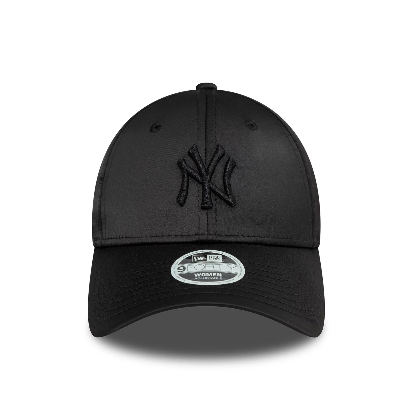 This is a New York Yankees Womens Satin Black 9FORTY Adjustable Cap 2