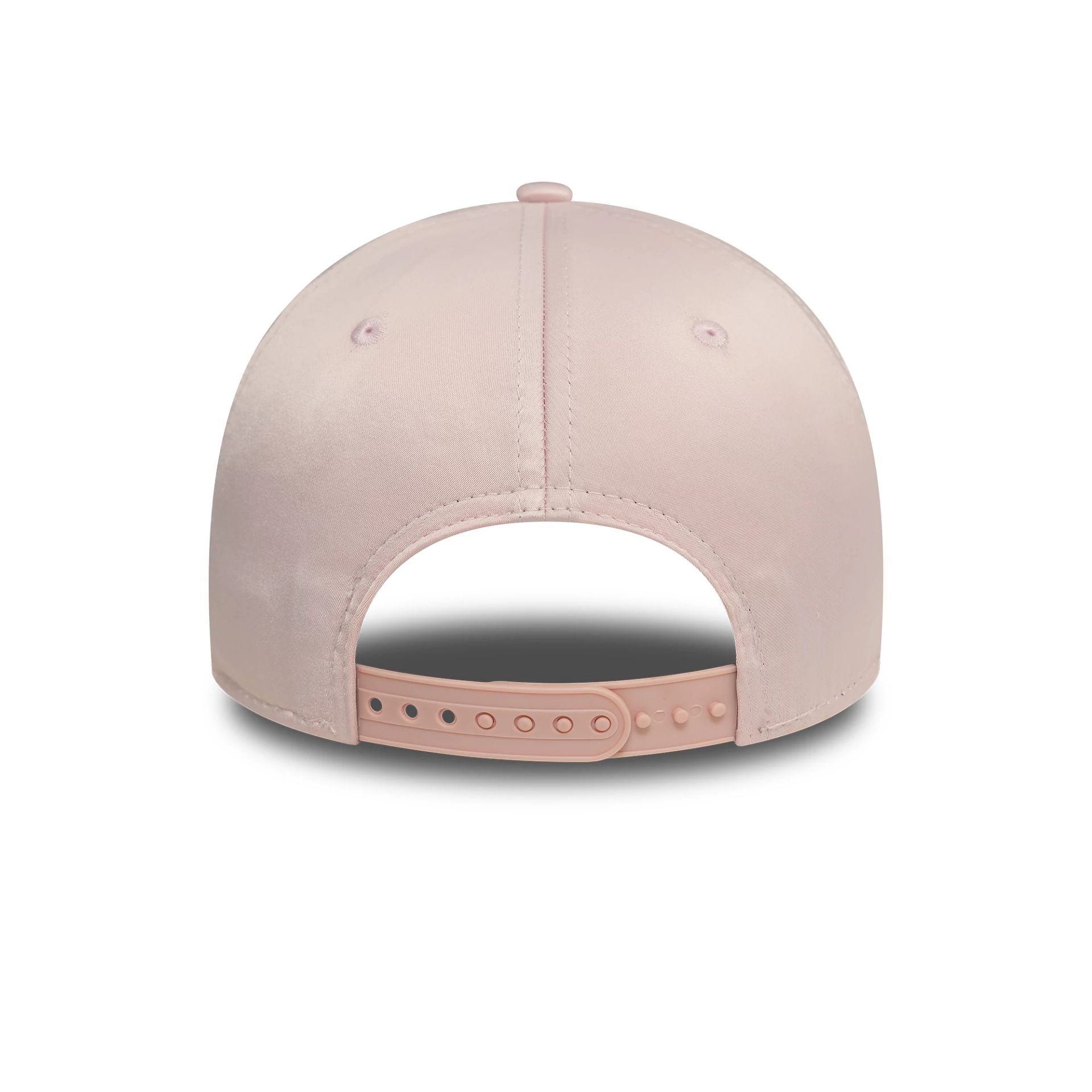 This is a New York Yankees Womens Satin Pastel Pink 9FORTY Adjustable Cap 4