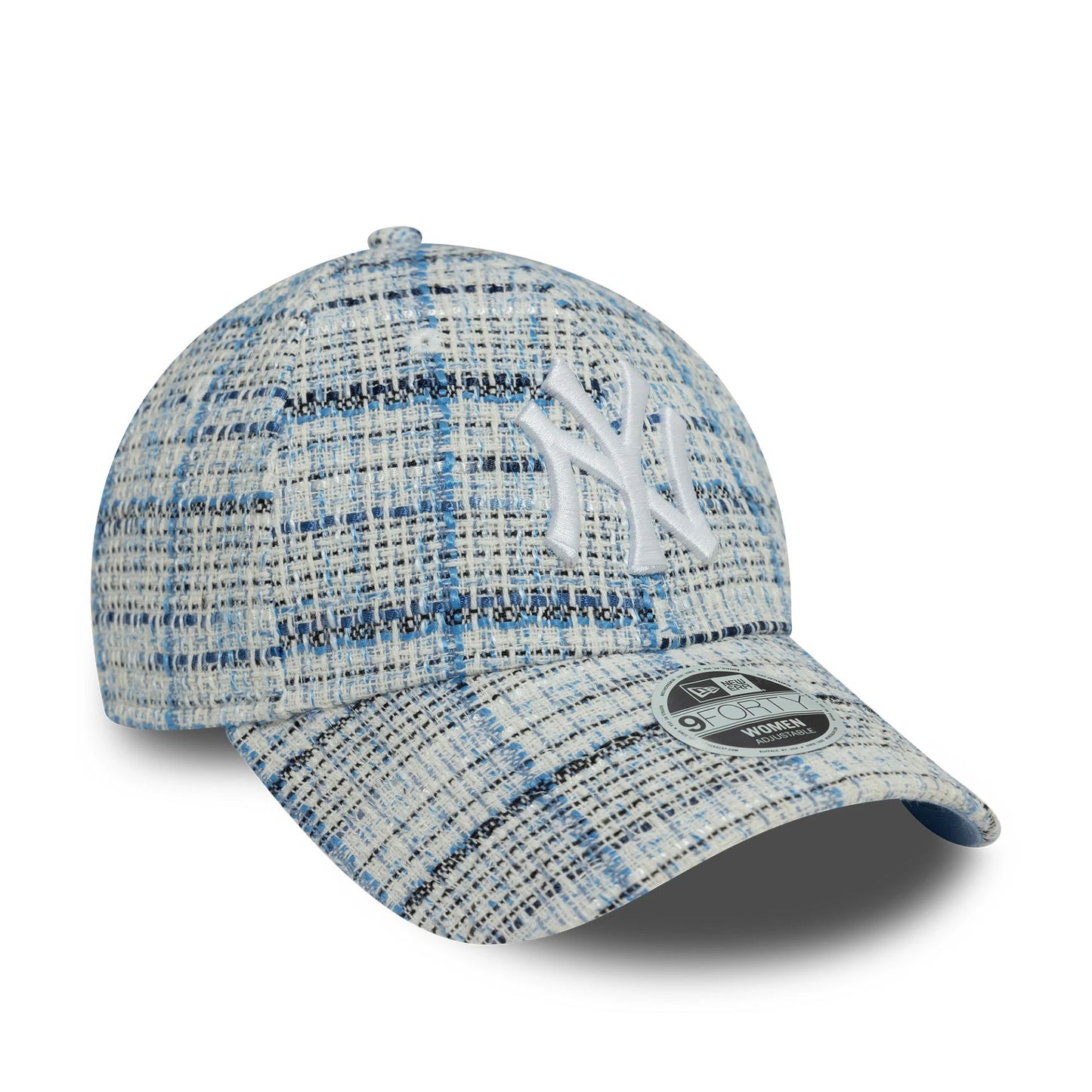 This is a New York Yankees Womens Tweed Blue 9FORTY Adjustable Cap 4