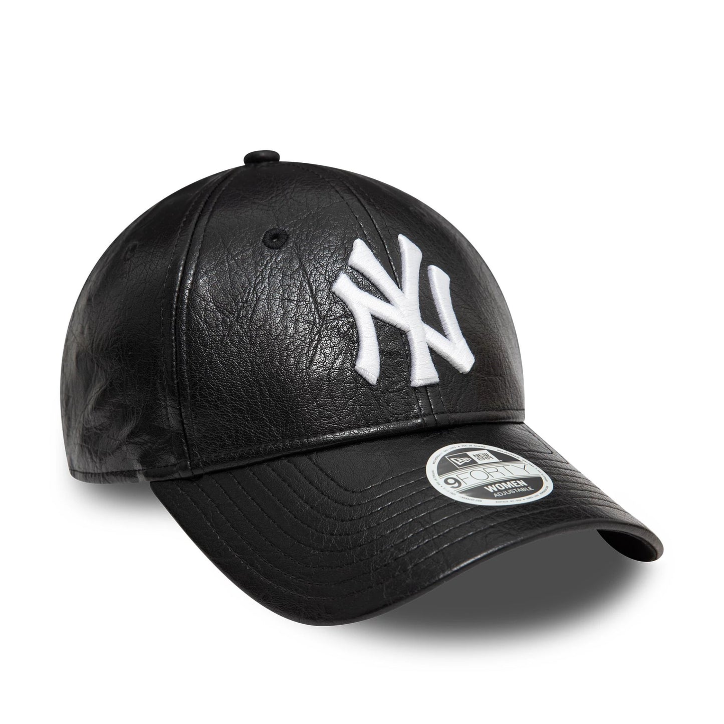 This is a New York Yankees Womens PU Black 9FORTY Adjustable Cap 3