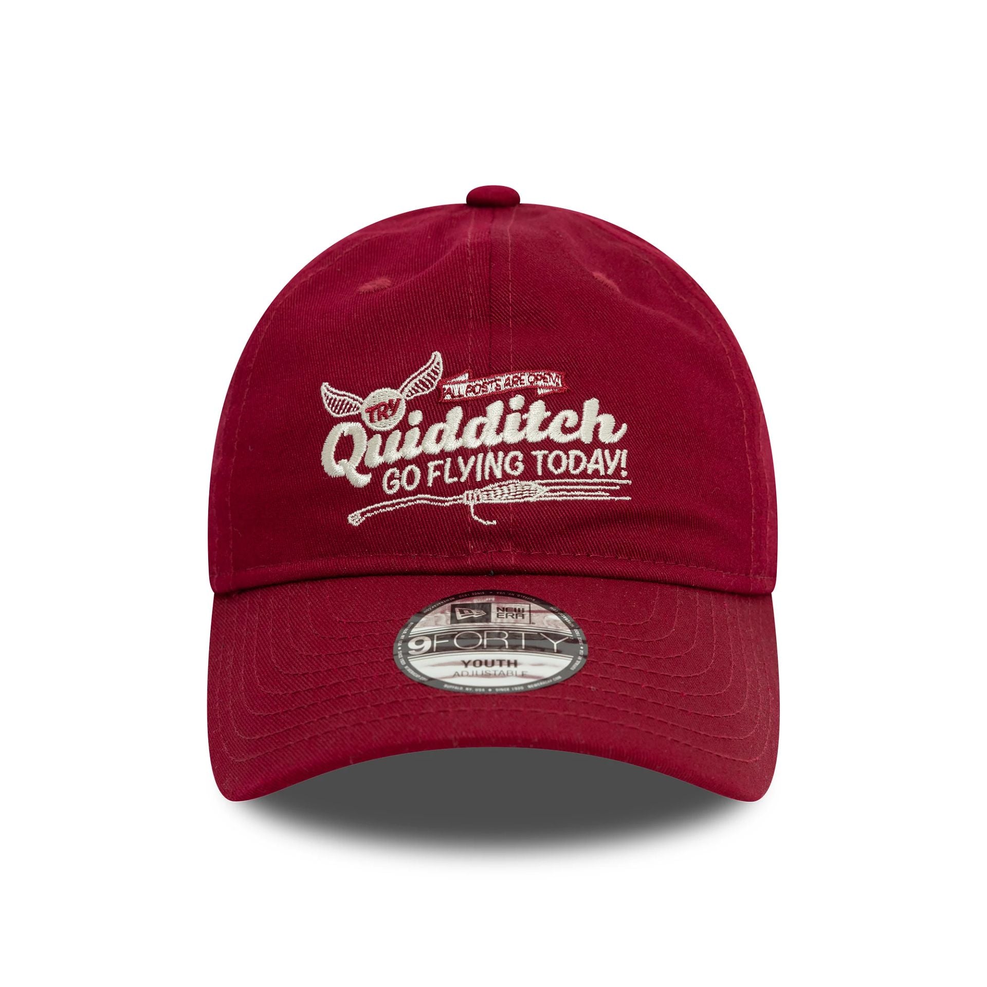 This is a Youth Harry Potter Quidditch Dark Red 9TWENTY Adjustable Cap 2