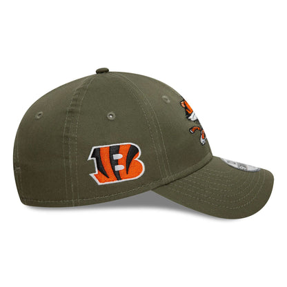 This is a Cincinnati Bengals Child NFL Mascot Green 9FORTY Adjustable Cap 4