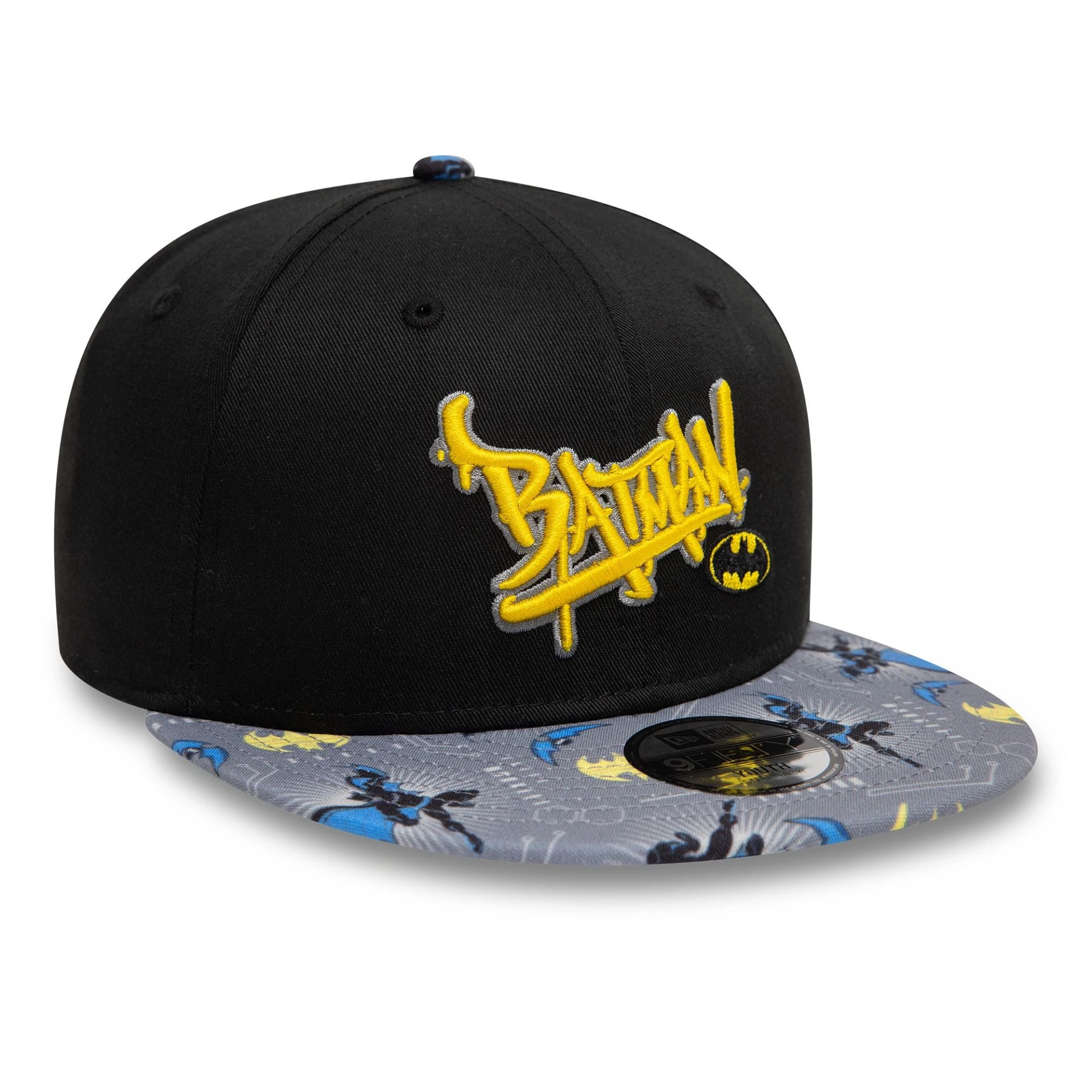 This is a Child DC Batman Black 9FIFTY Snapback Adjustable Cap 3