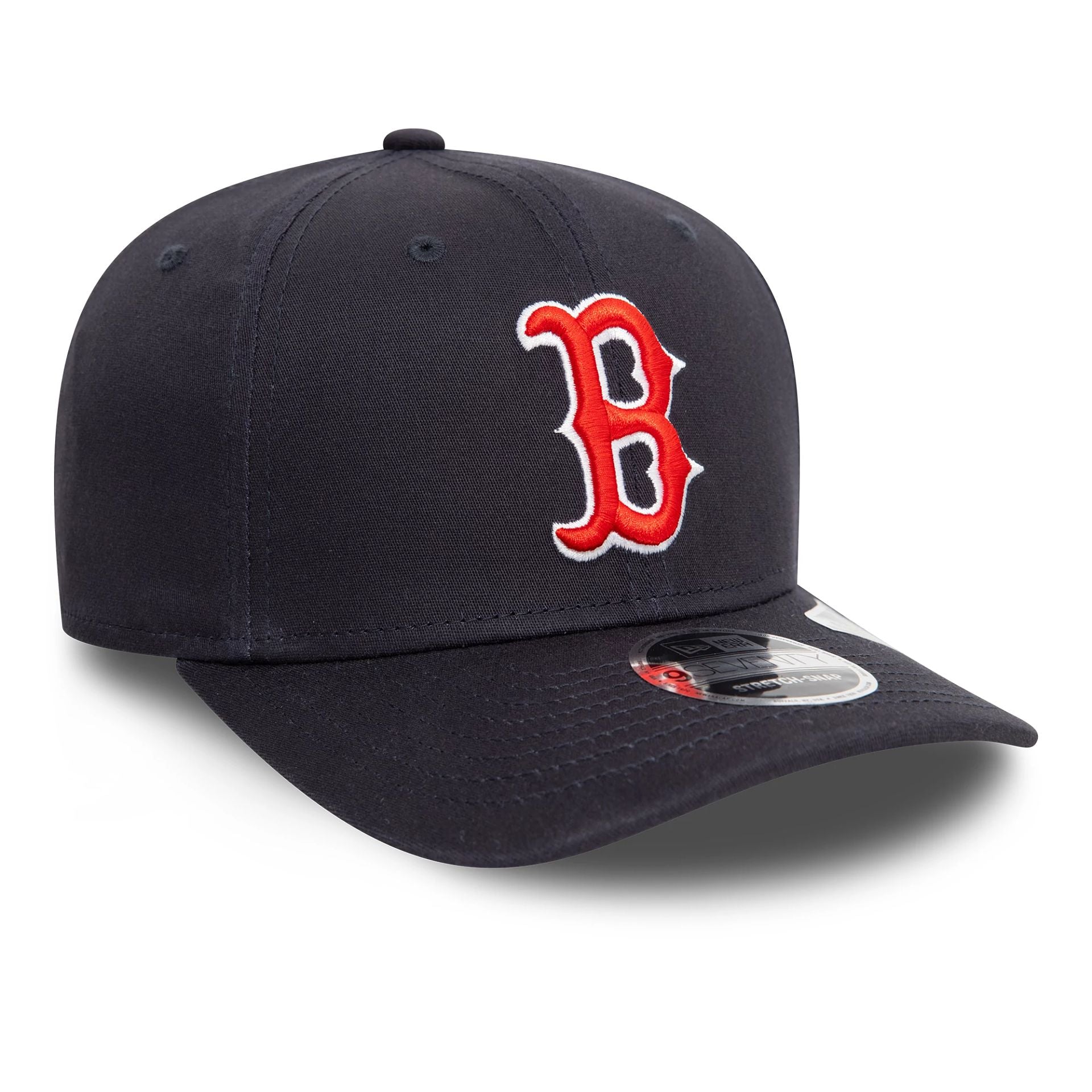 This is a Boston Red Sox Official Team Colour Navy 9SEVENTY Stretch Snap Adjustable Cap 3