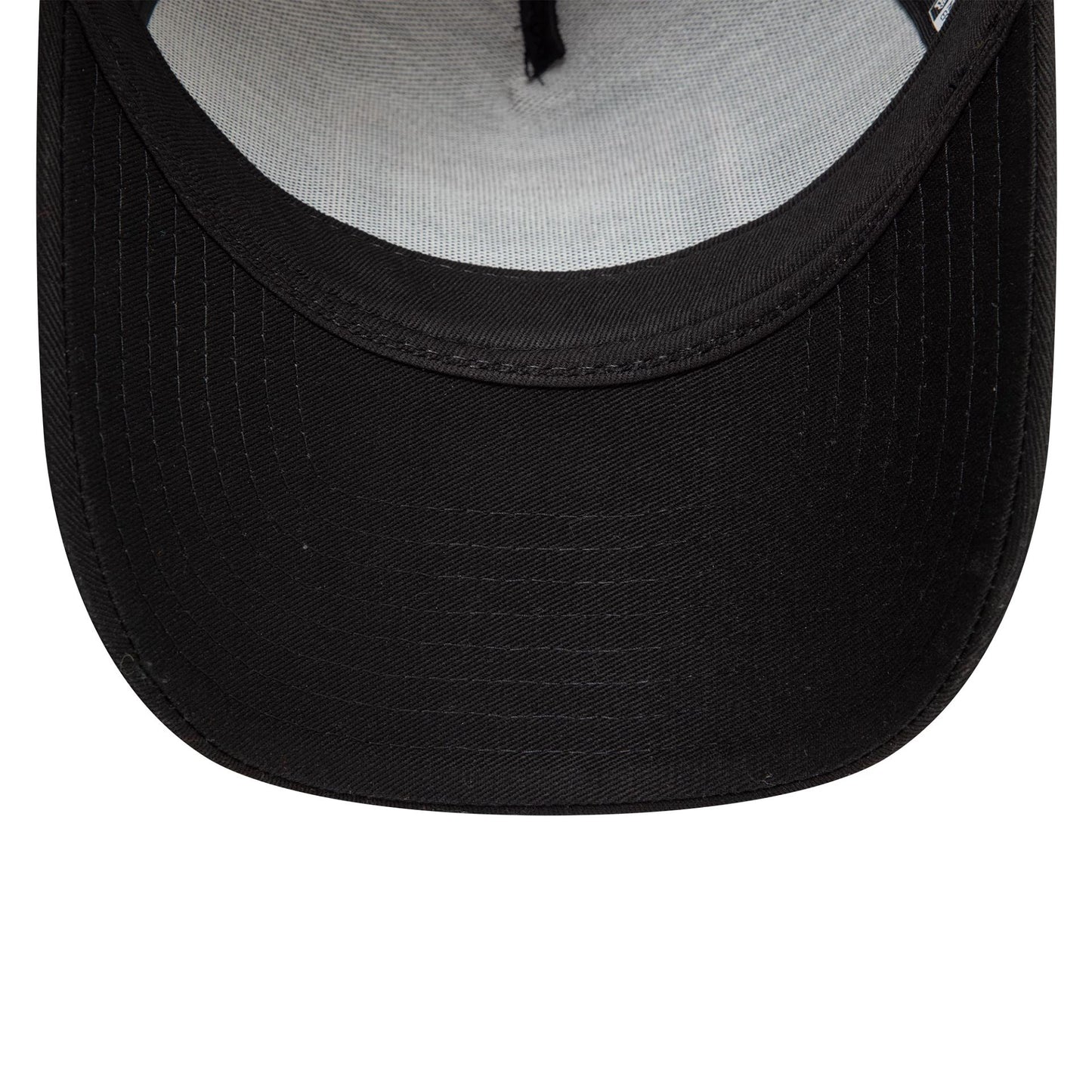 This is a New Era Patch Black 9FORTY A-Frame Trucker Adjustable Cap 5