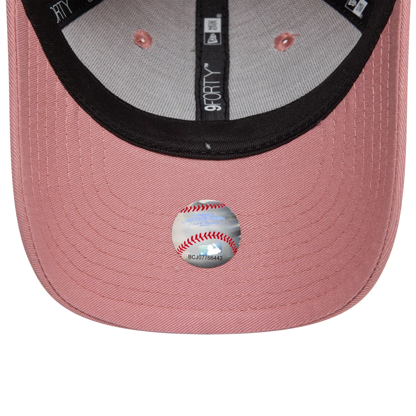 This is a New York Yankees Child League Essential Dark Pink 9FORTY Adjustable Cap 5