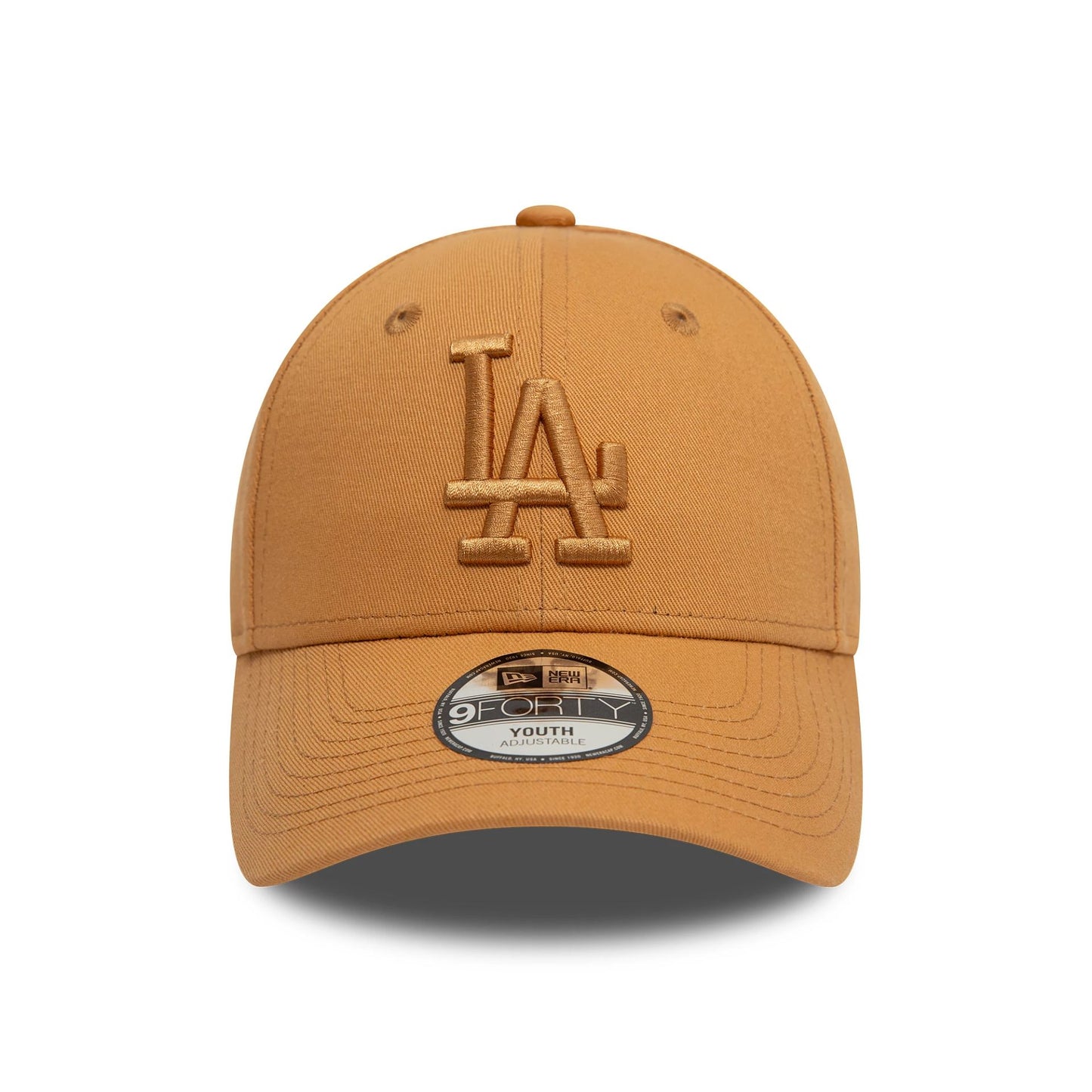 This is a LA Dodgers Child League Essential Dark Beige 9FORTY Adjustable Cap 2