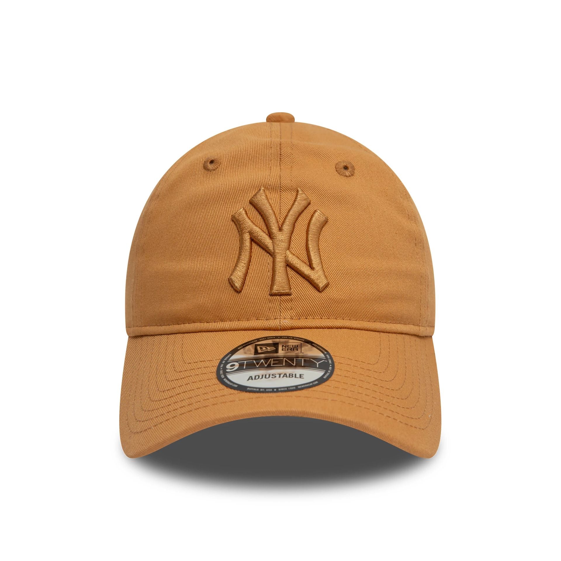 This is a New York Yankees League Essential Dark Beige 9TWENTY Adjustable Cap 2