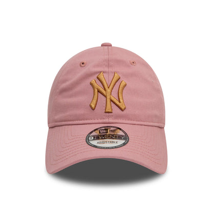 This is a New York Yankees League Essential Dark Pink 9TWENTY Adjustable Cap 2