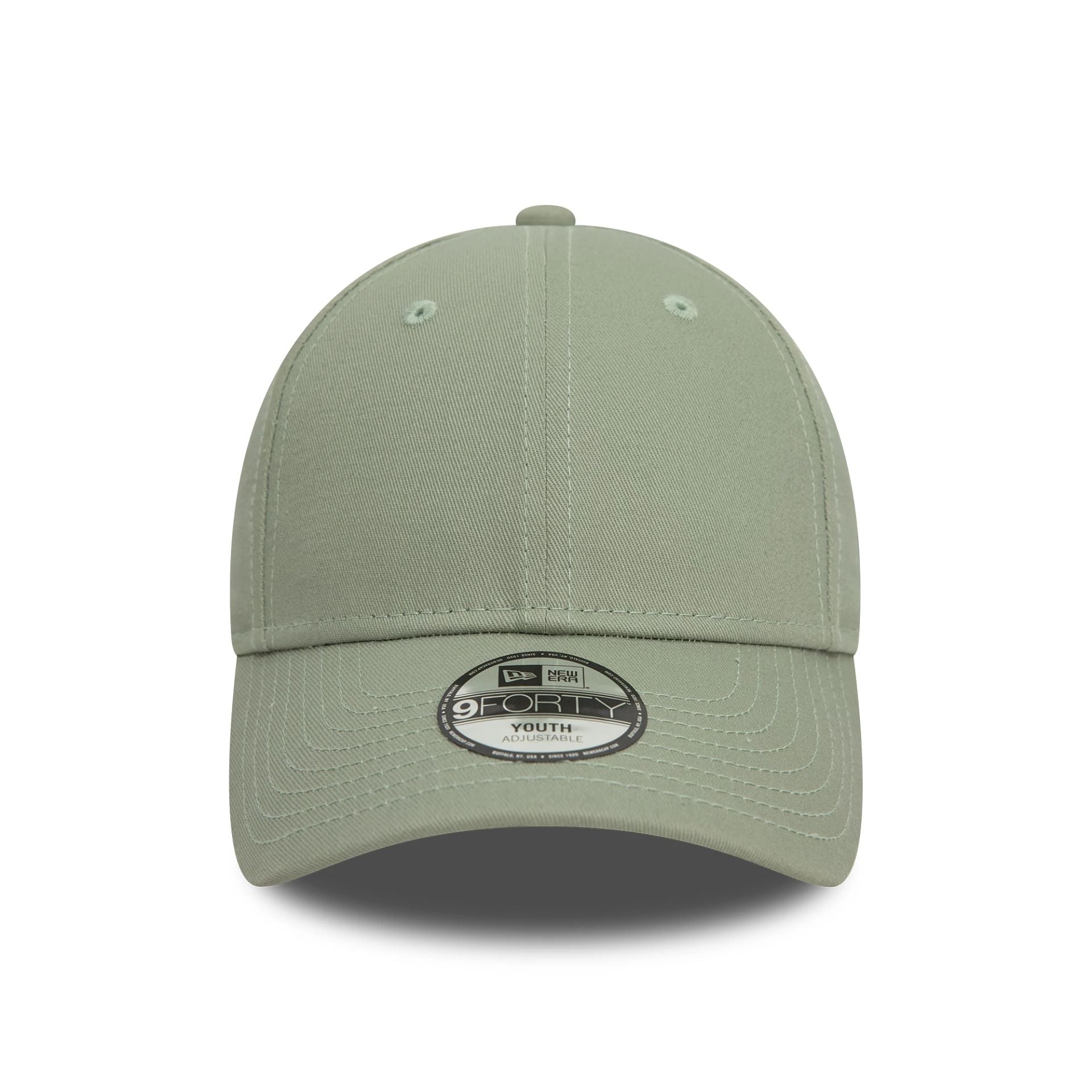 This is a Child New Era Essential Pastel Green 9FORTY Adjustable Cap 2