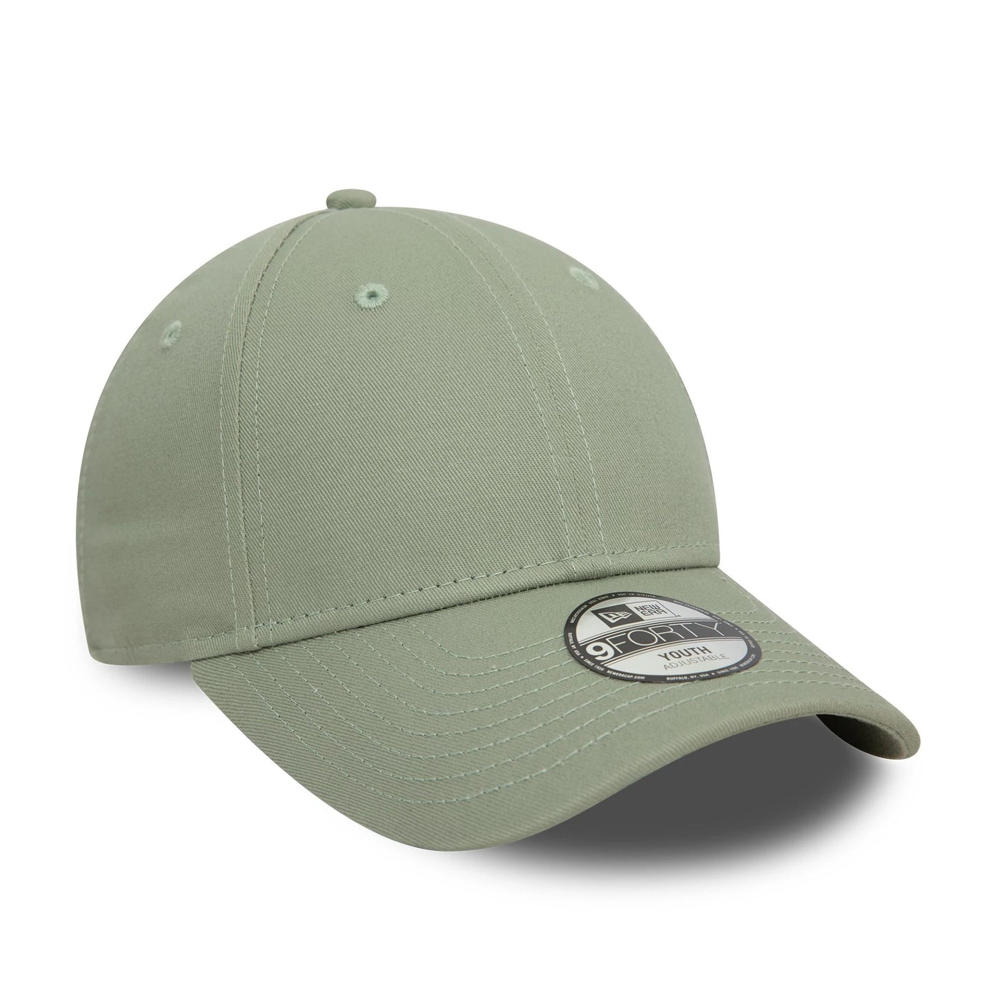 This is a Child New Era Essential Pastel Green 9FORTY Adjustable Cap 3