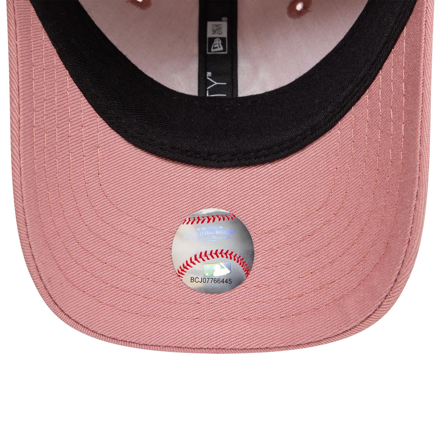 This is a New York Yankees Infant League Essential Dark Pink 9FORTY Adjustable Cap 5