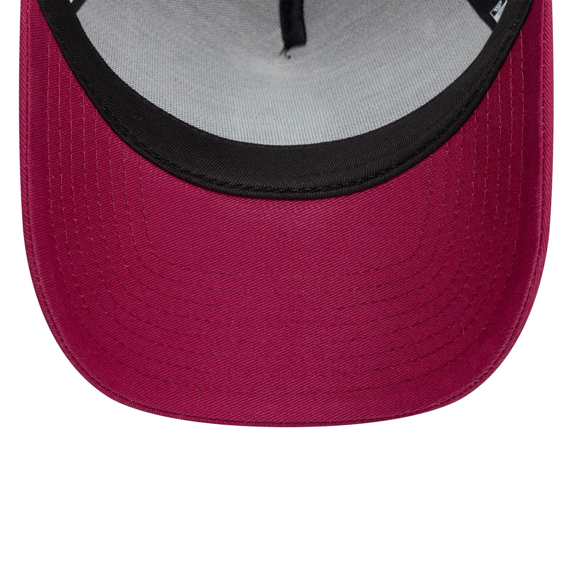 This is a AC Milan Seasonal Dark Red 9FORTY A-Frame Trucker Adjustable Cap 5