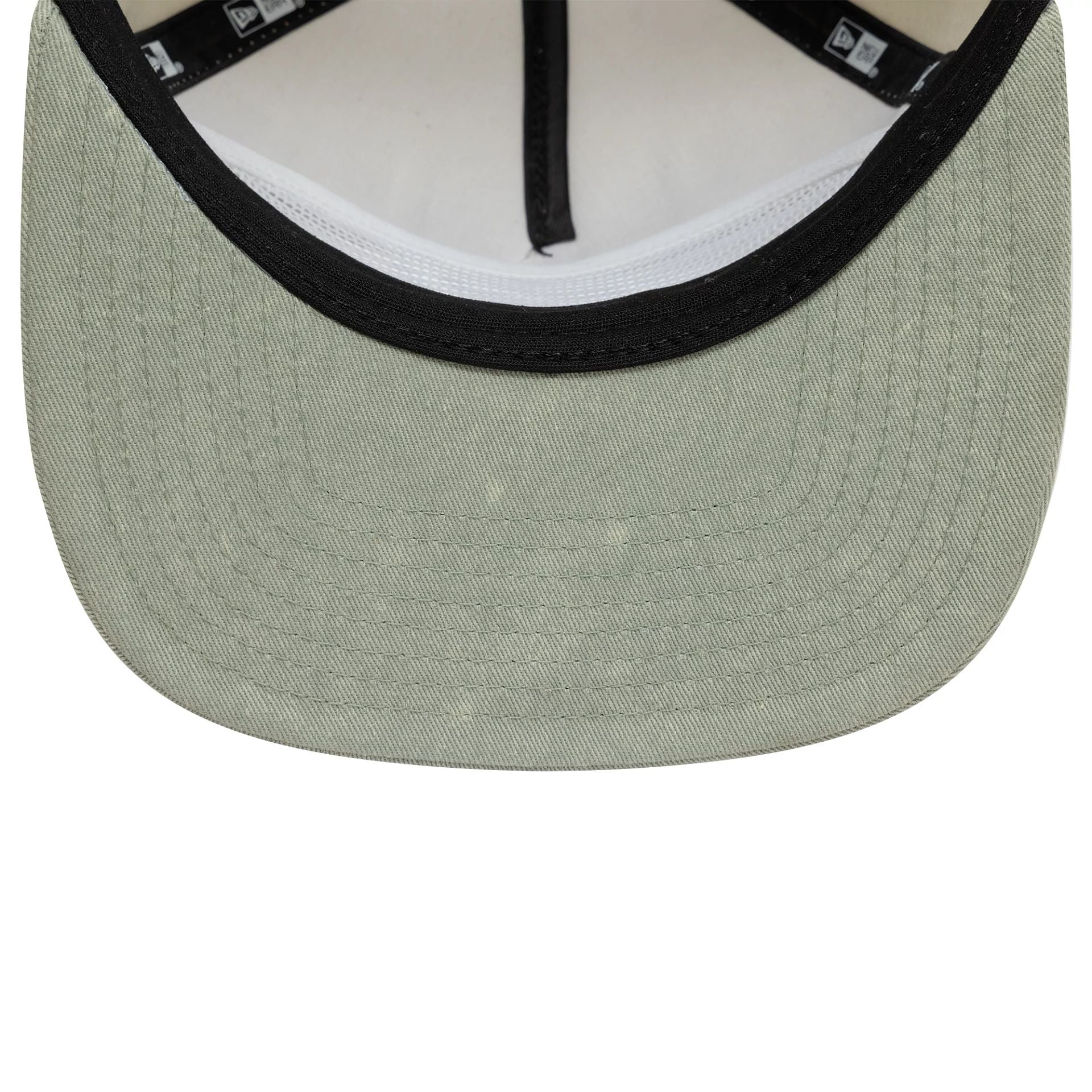 This is a Alpine Racing Acid Wash Cream Golfer Adjustable Cap 2