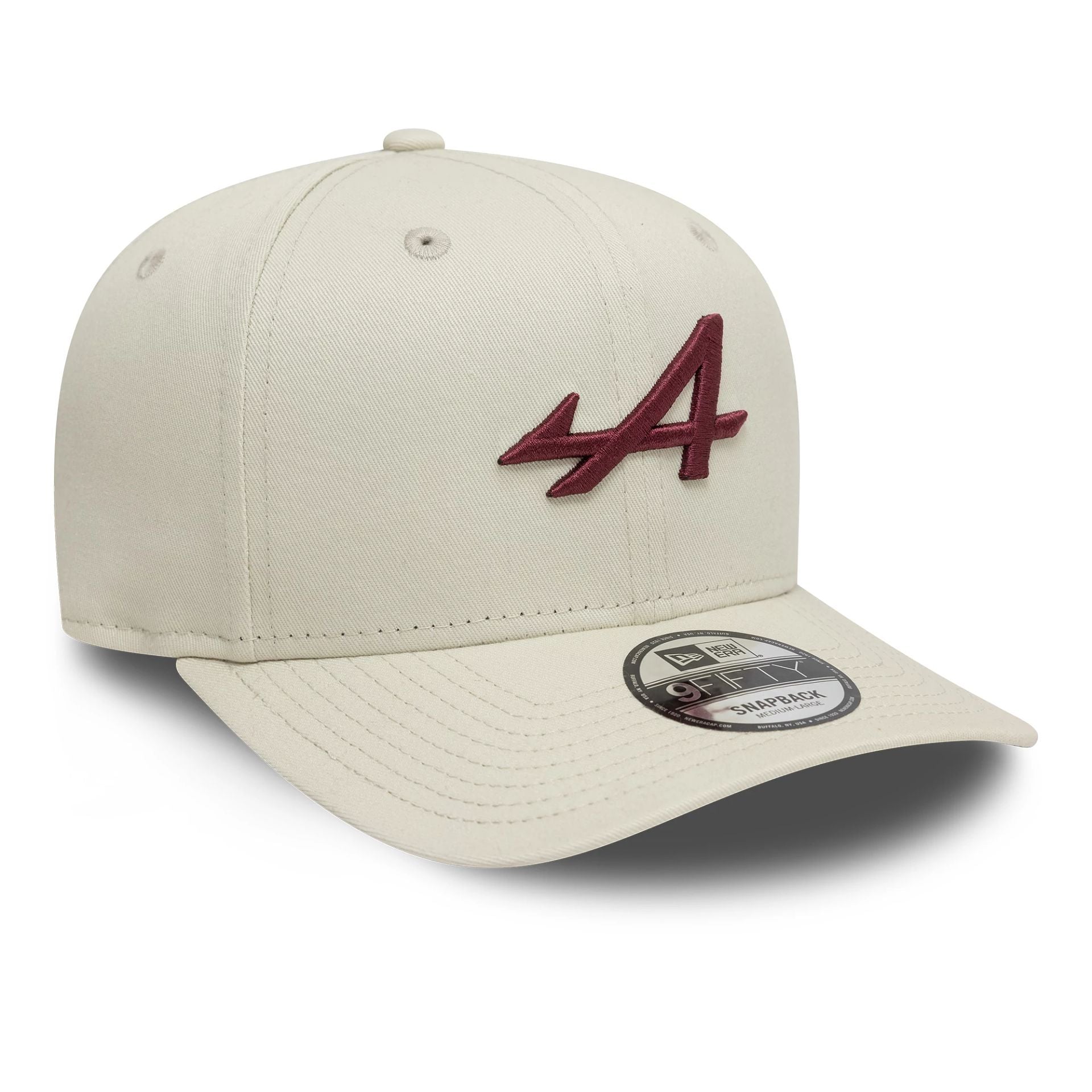 This is a Alpine Racing Cream 9FIFTY Original Fit Snapback Adjustable Cap 3