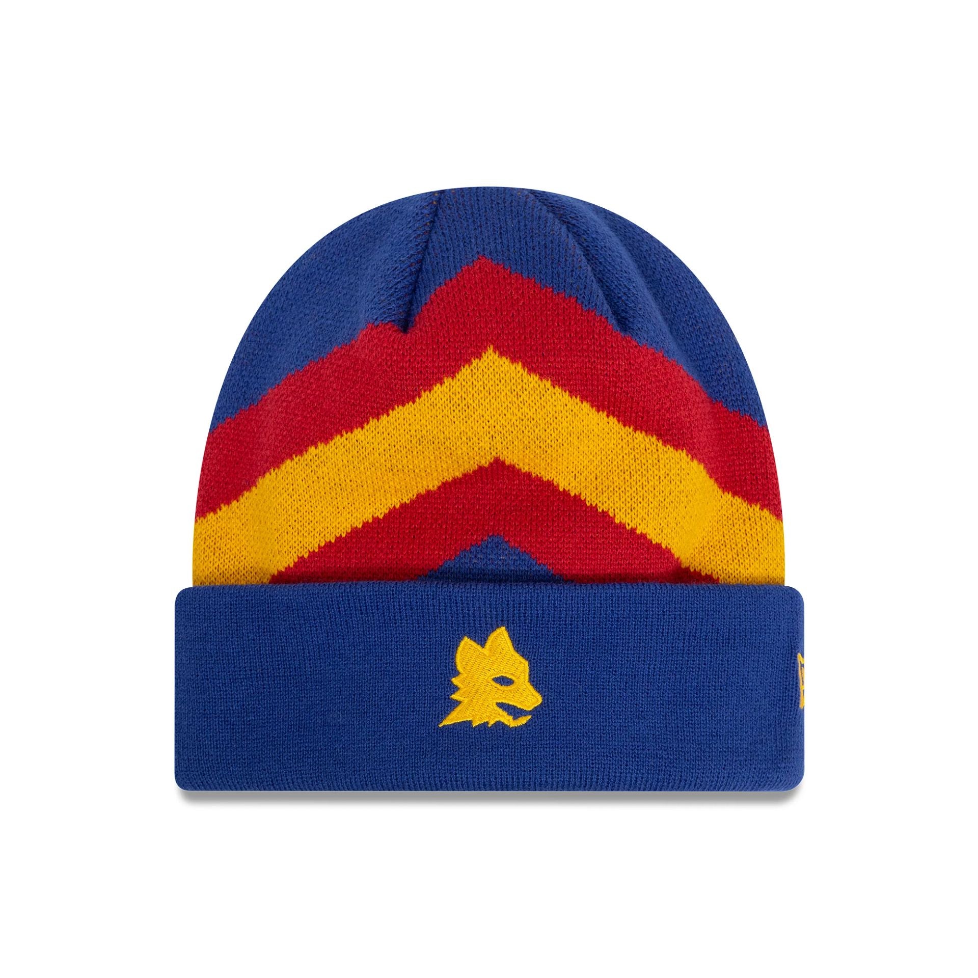 This is a AS Roma 92 Blue Cuff Knit Beanie Hat 1