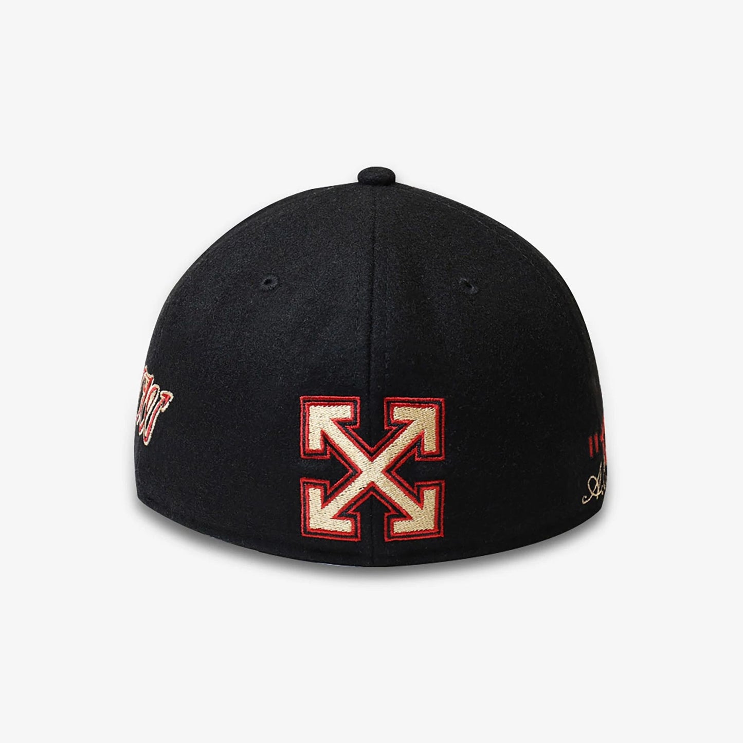 This is a AC Milan x Off-White Black 59FIFTY Fitted Cap 5