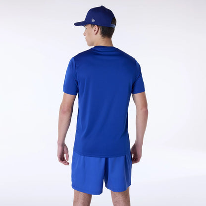 The Male model is wearing LA Dodgers MLB Essentials Blue T-Shirt 2