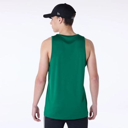 The Male model is wearing Boston Celtics NBA Essentials Green Vest 2