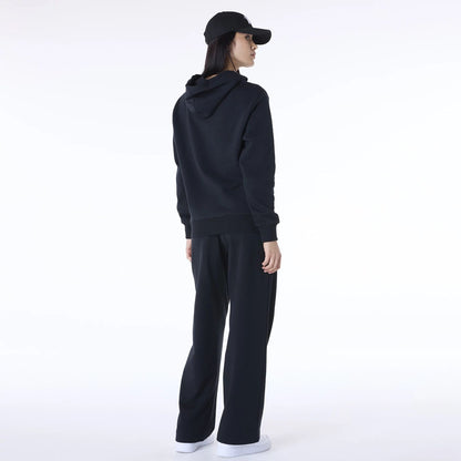 The Female model is wearing New York Yankees MLB League Essential Black Track Suit 5