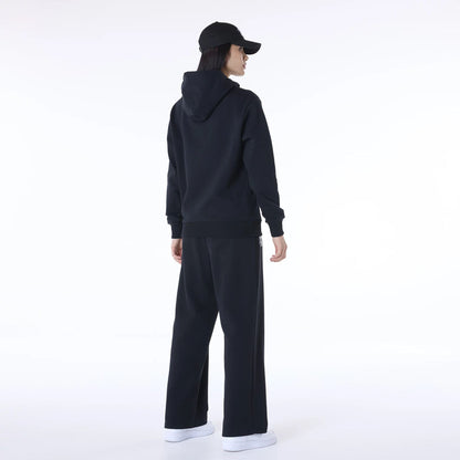 The Female model is wearing New York Yankees MLB League Essential Black Track Suit 6