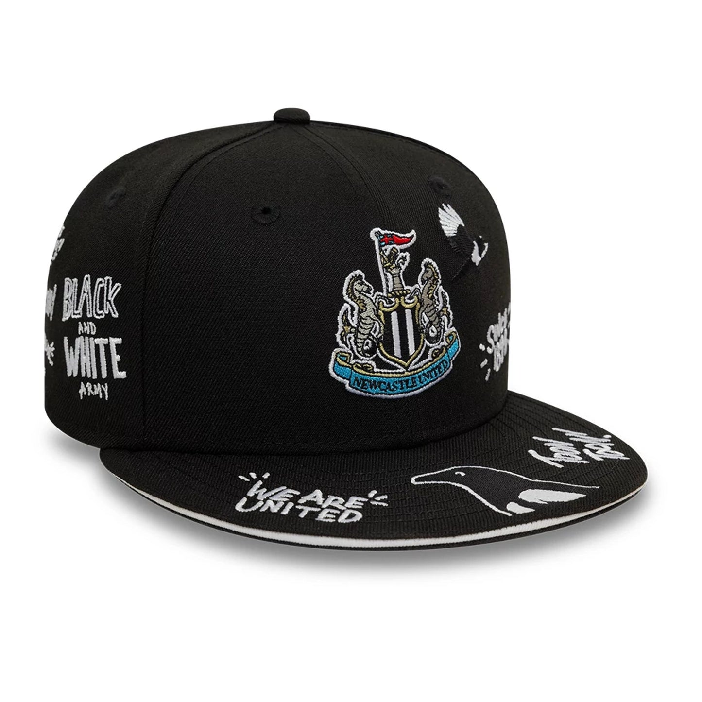 This is a Newcastle United FC NUFC Limited Edition Black 59FIFTY Fitted Cap 4