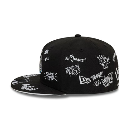 This is a Newcastle United FC NUFC Limited Edition Black 59FIFTY Fitted Cap 6