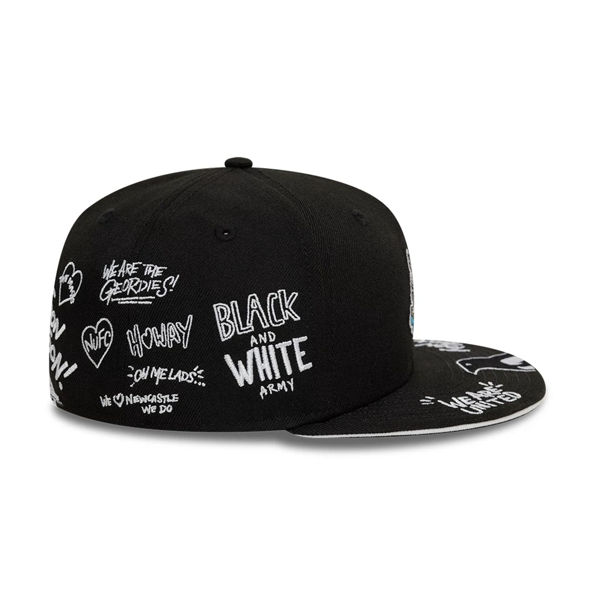 This is a Newcastle United FC NUFC Limited Edition Black 59FIFTY Fitted Cap 7