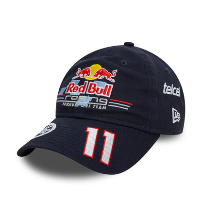 This is a Red Bull Racing Sergio Pérez Retro Re-Edition Cap II Navy 9TWENTY Adjustable Cap 3