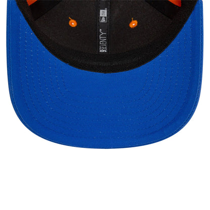 This is a Saiyans FC Kings League Draft Orange 9SEVENTY Stretch Snap Adjustable Cap 4