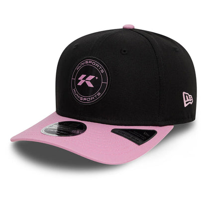 This is a Kuni Sports FC Kings League Draft Black 9SEVENTY Stretch Snap Adjustable Cap 3