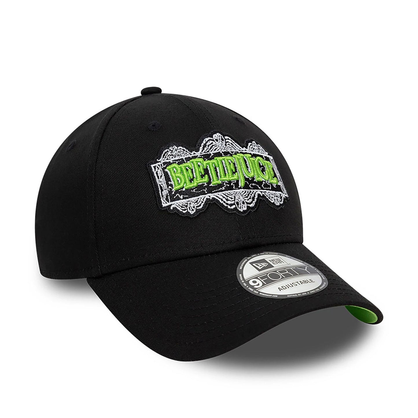 This is a Beetlejuice Sign Black 9FORTY Adjustable Cap 4